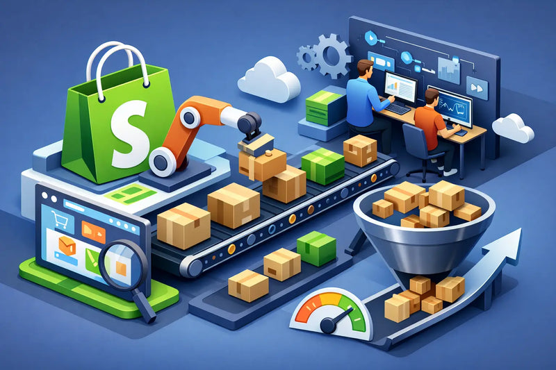 Shopify app udvikling, der fjerner flaskehalse