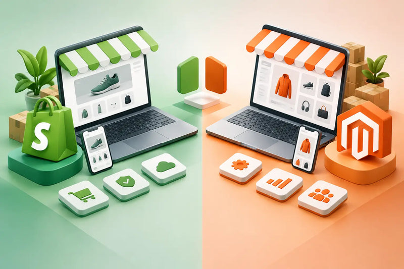 Shopify versus Magento til ambitiøse webshops