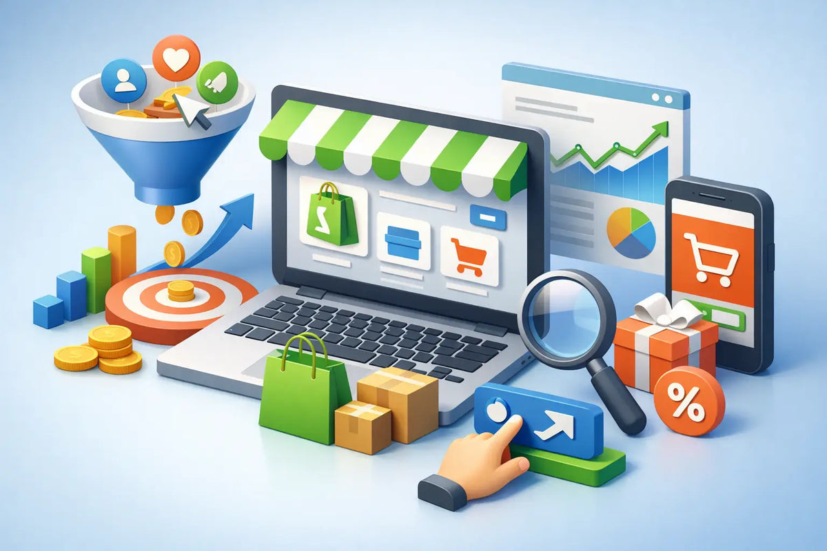 Konverteringsoptimering af Shopify-webshop