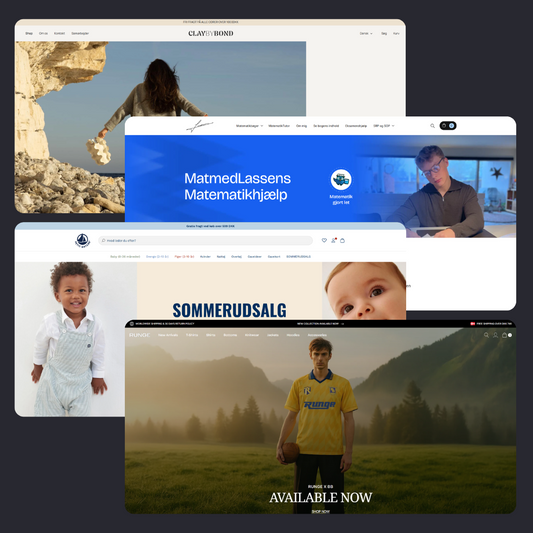 Shopify webshop - skræddersyet