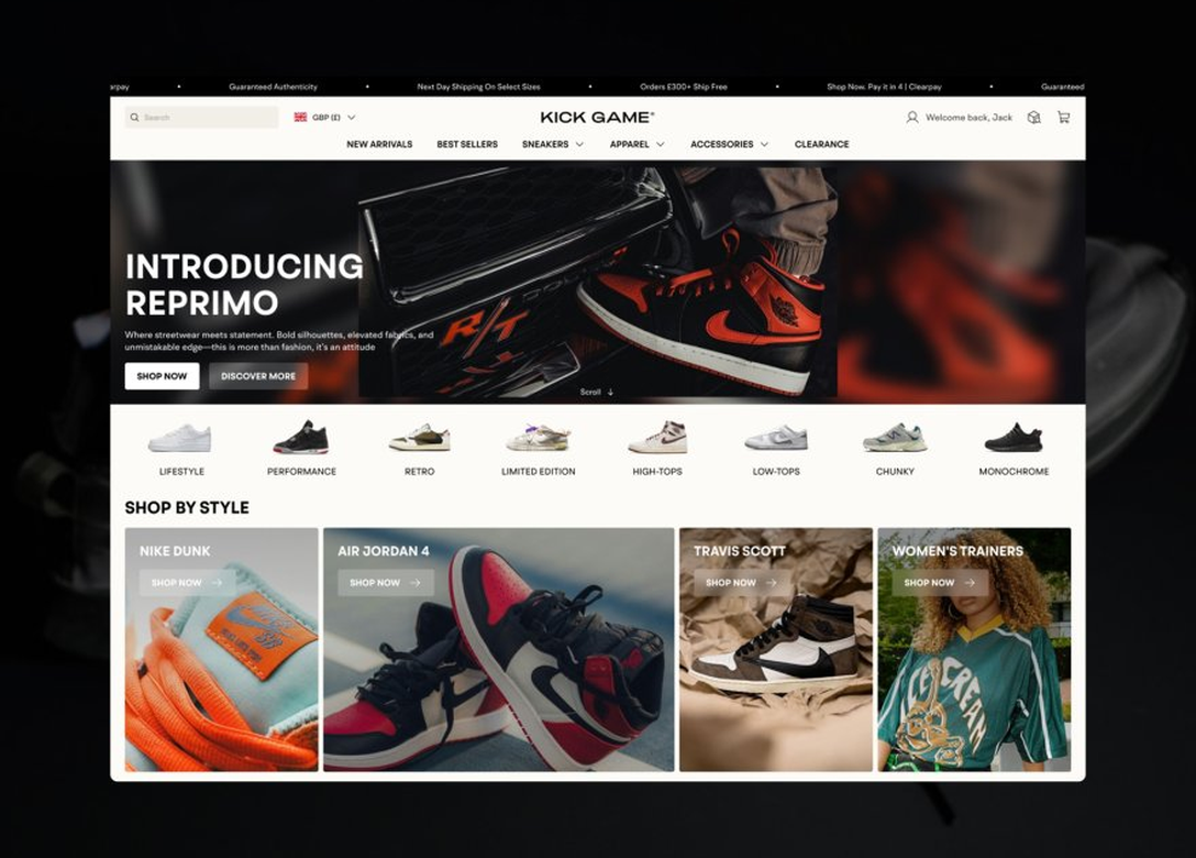 Case study desktop showcase